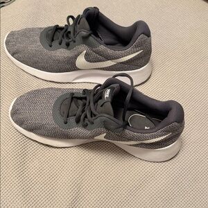 Nike Gray and White Athletic Shoes